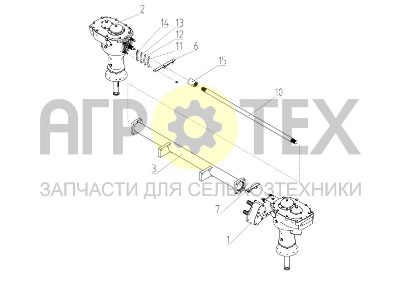 Чертеж Привод угловой (РСМ-100.75.33.000)